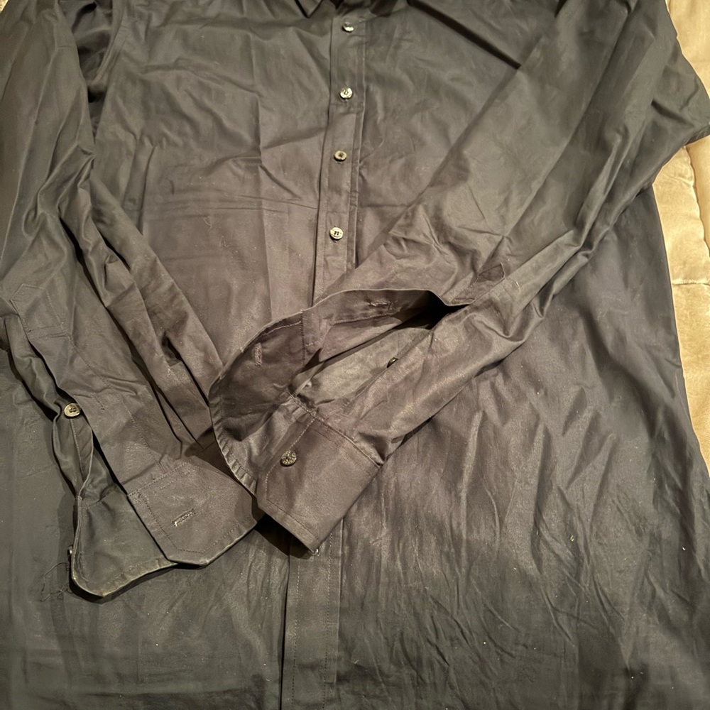 Teddy Stratford Men’s Black Dress Shirt